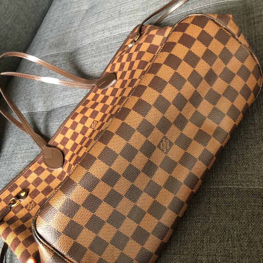 Authentic Louis Vuitton Neverfull MM damier - Picture 8 of 8